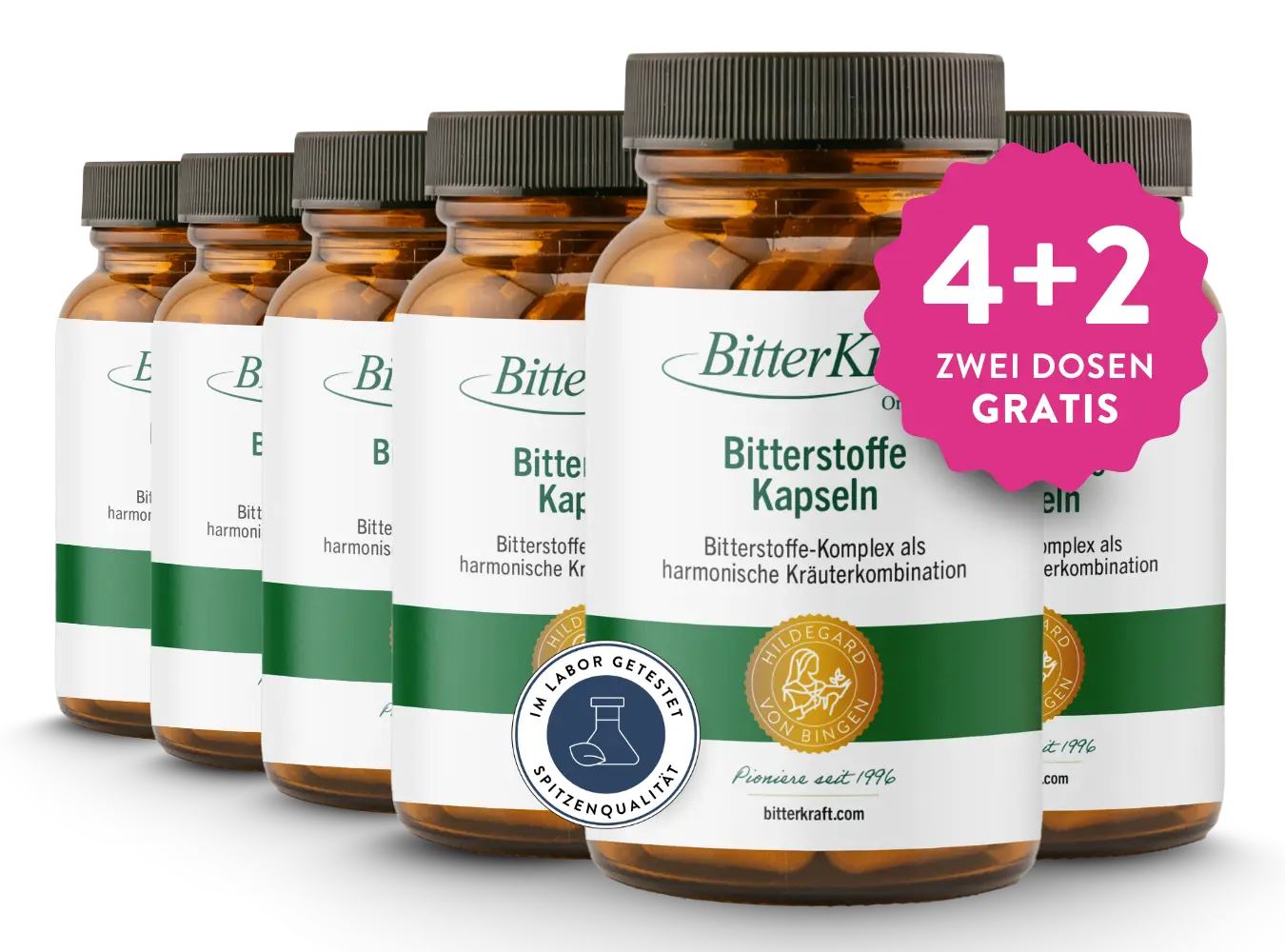 BitterKraft! Bitterstoffe Kapseln (60 Stück)