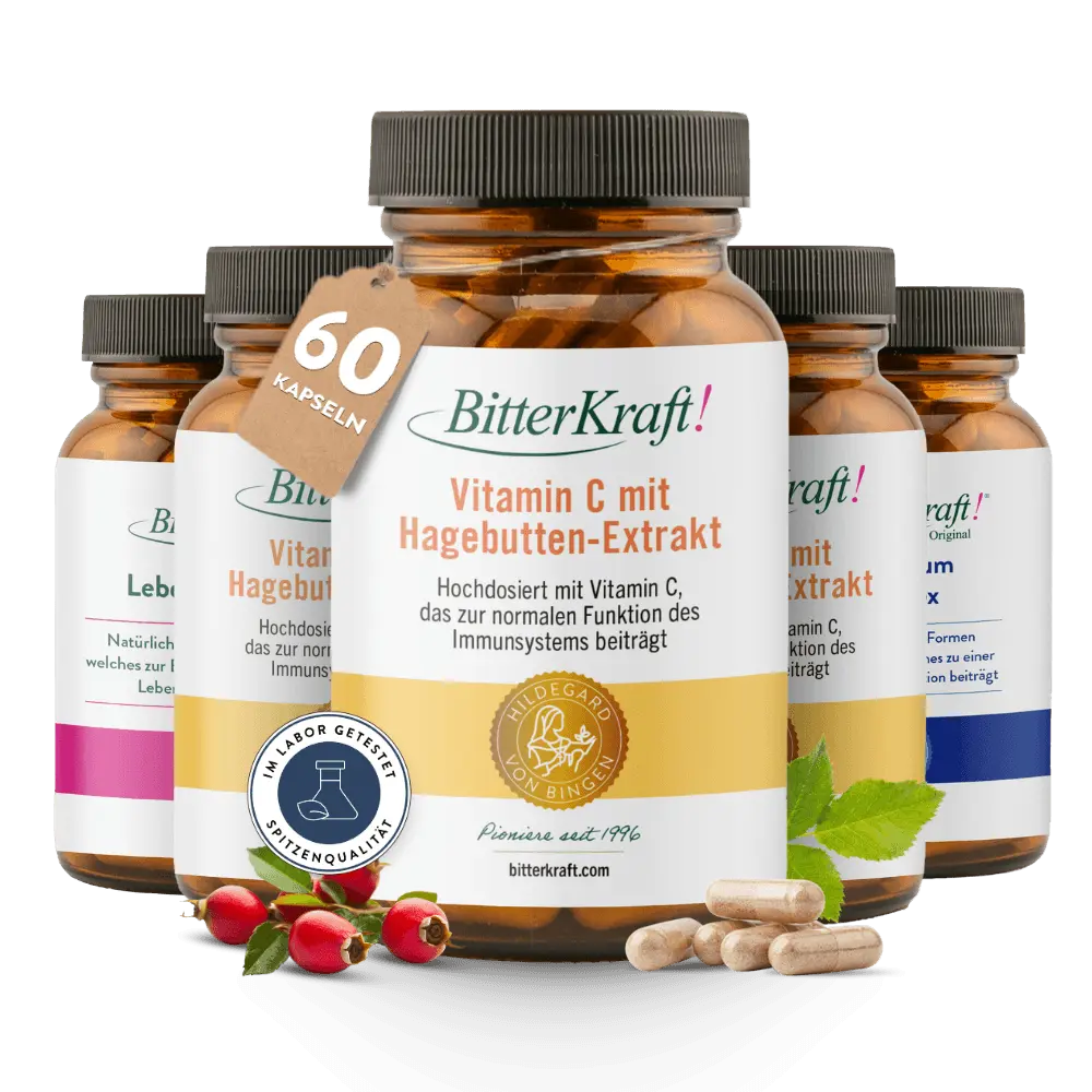 Vitamin C mit Hagebutten-Extrakt