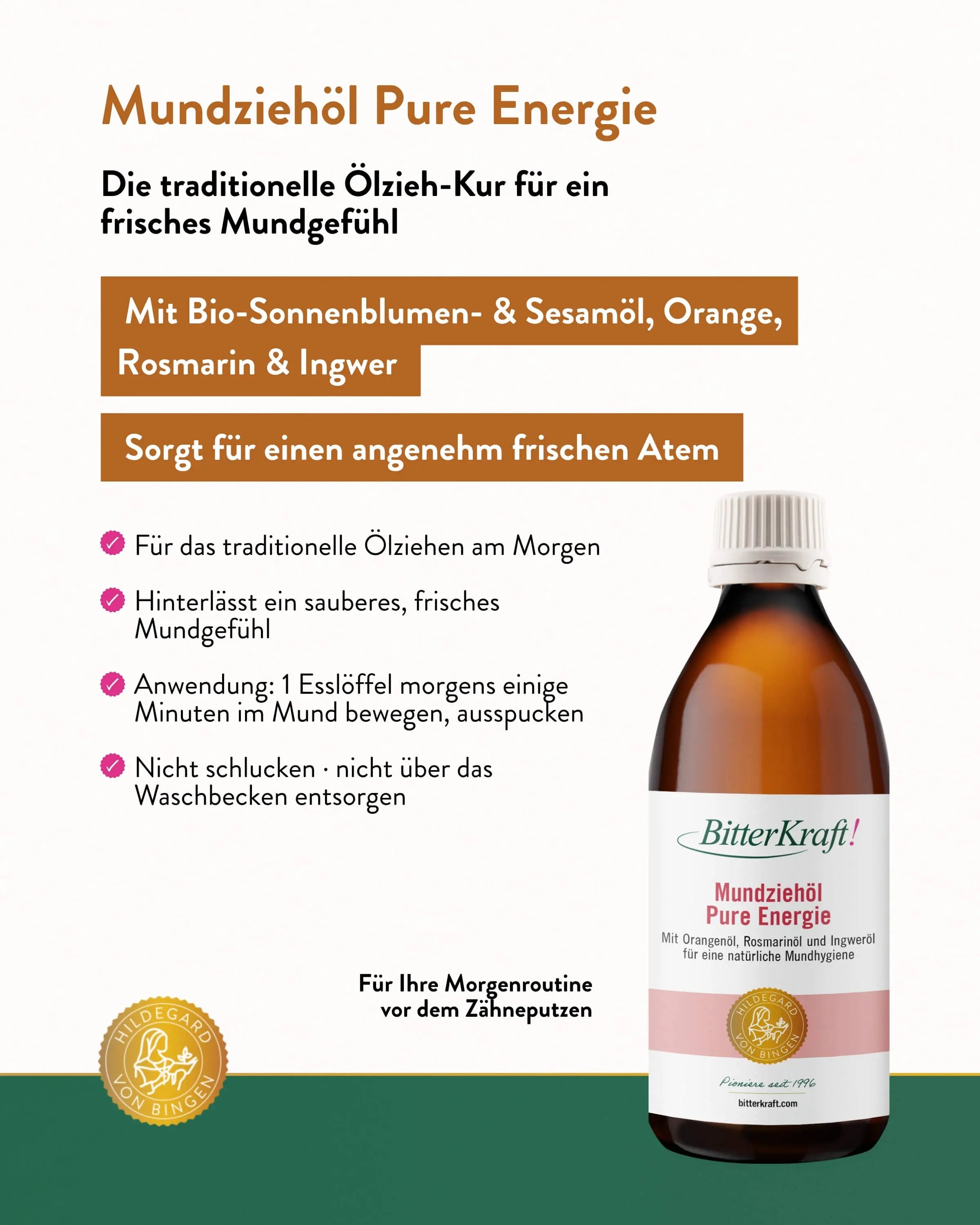 Mundziehöl Pure Energie 200ml
