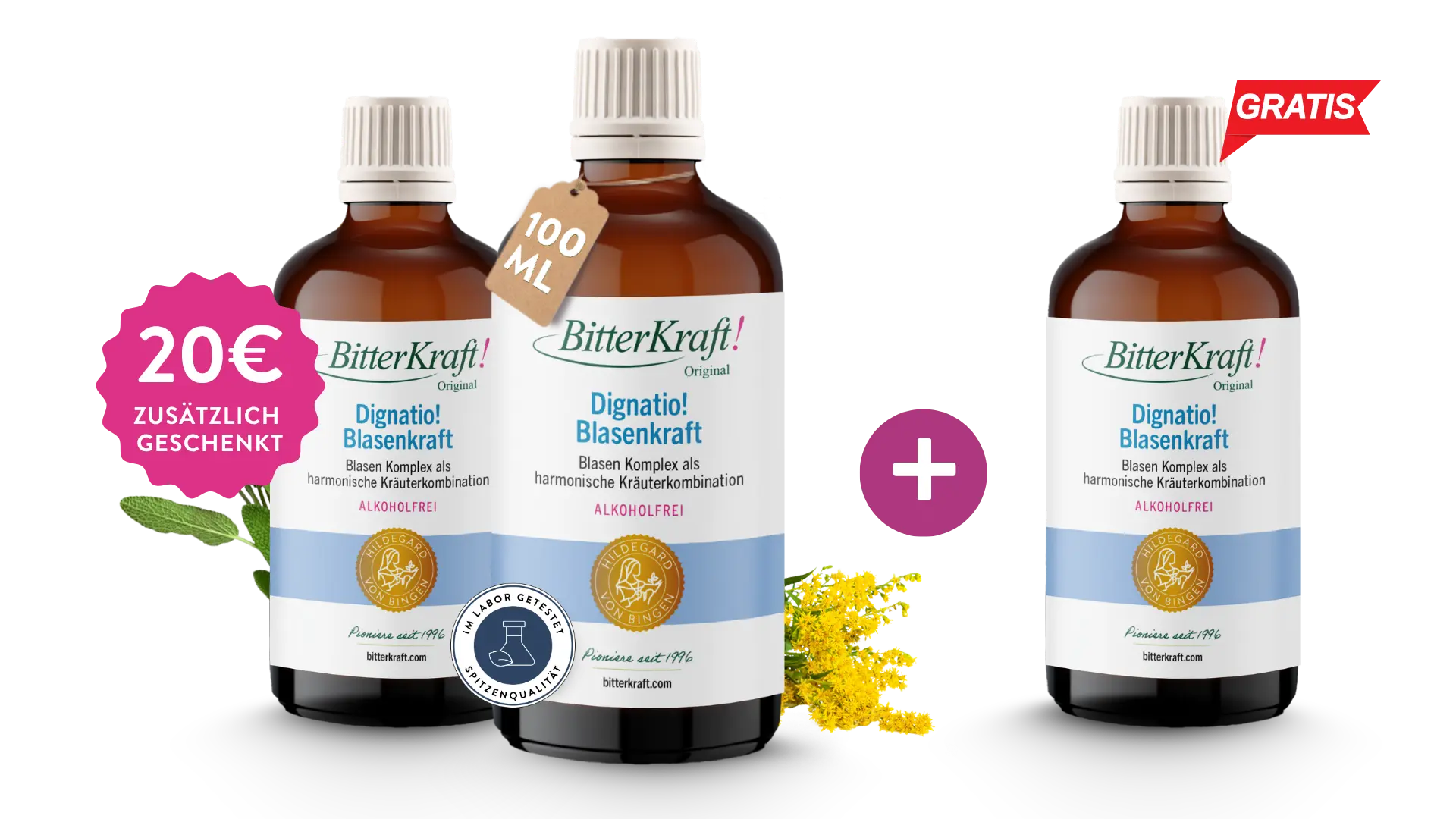 Dignatio! BlasenKraft 100ml Geburtstagspaket