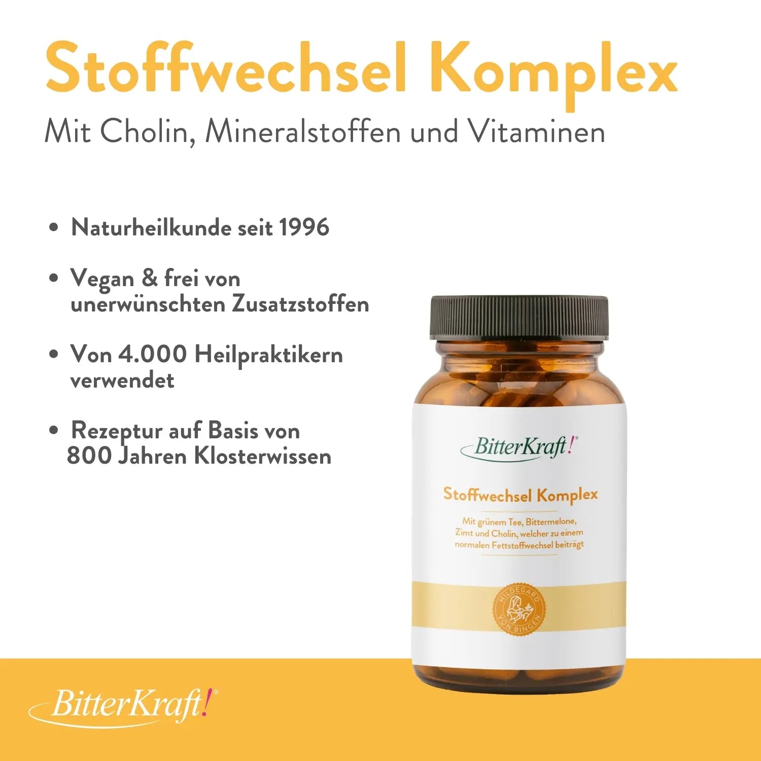 BitterKraft Stoffwechsel-Komplex – 3er-Sparpaket