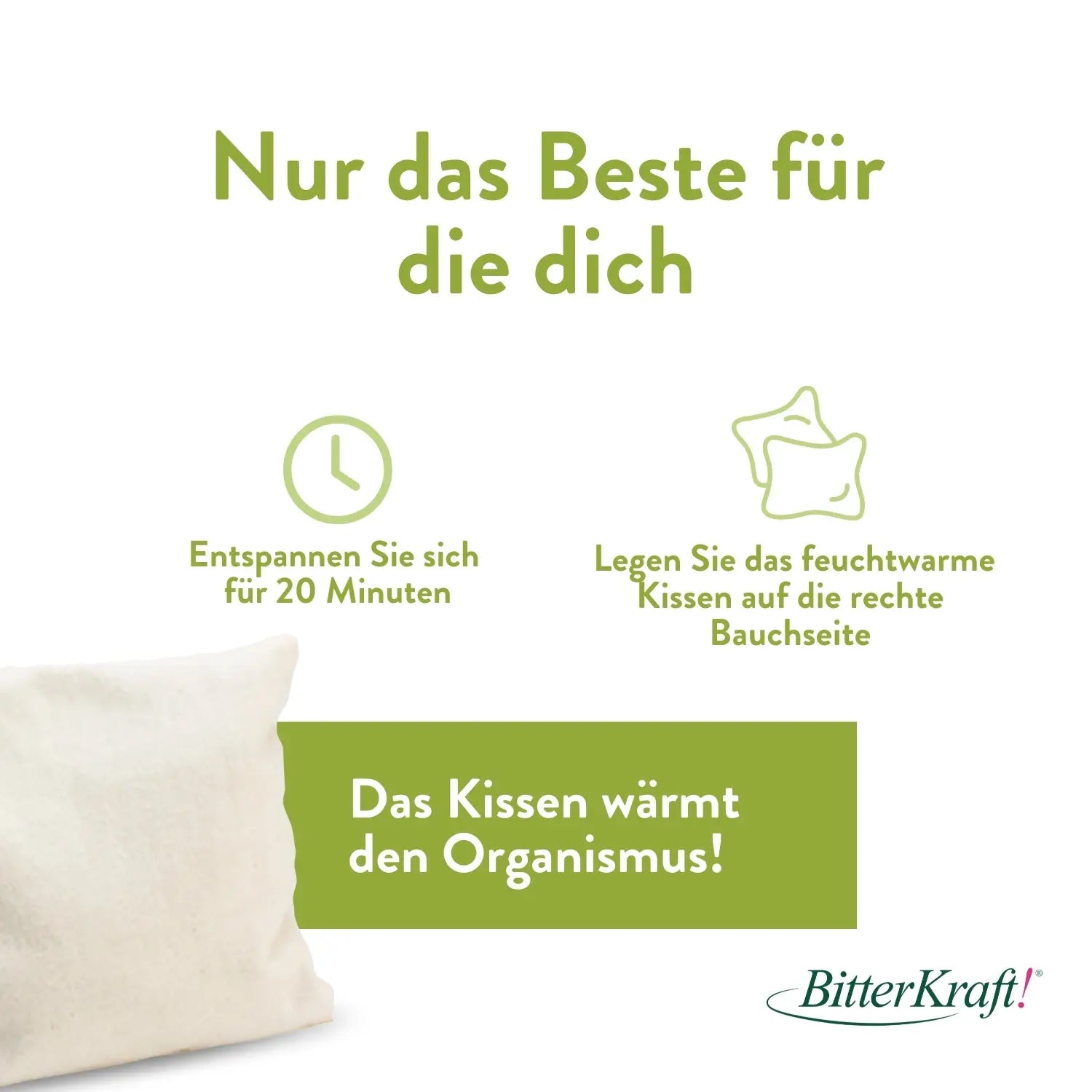 KräuterKissen für Leberwickel Bitterkraft GmbH - Bitterkraft