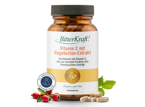 Bitterkraft! Vitamine C met rozenbottelextract