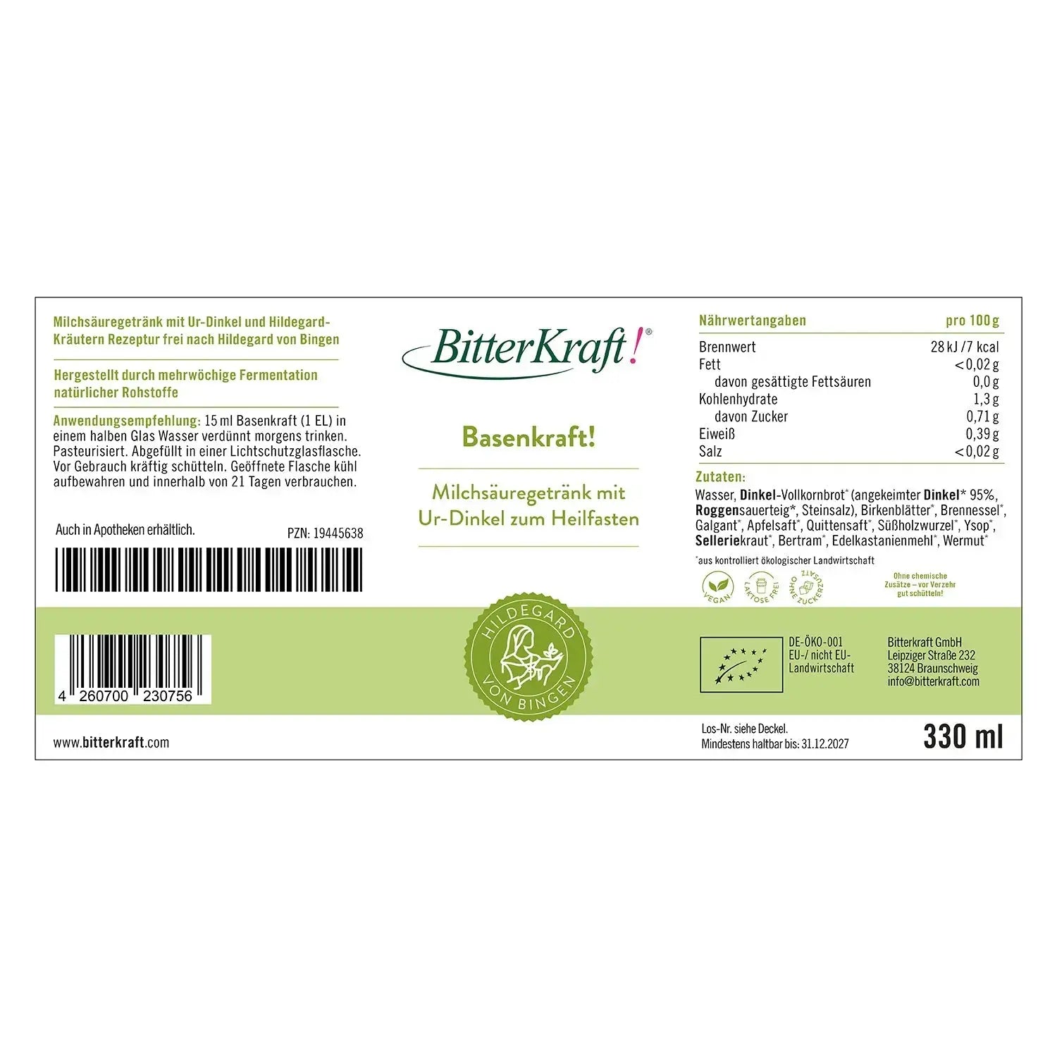 Abnehm-Fasten-Paket Bitterkraft GmbH - Bitterkraft