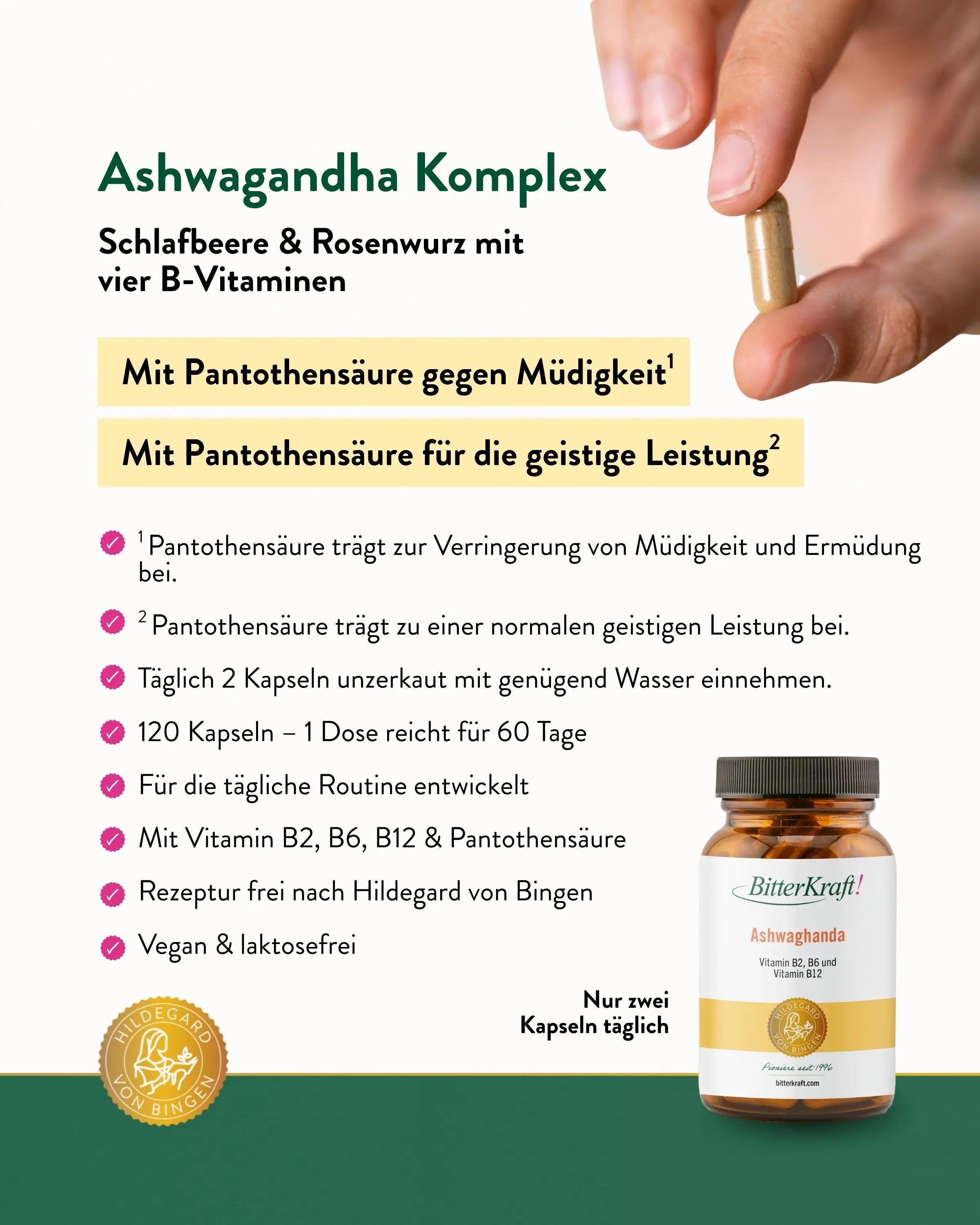 Bitterkraft Ashwaghanda