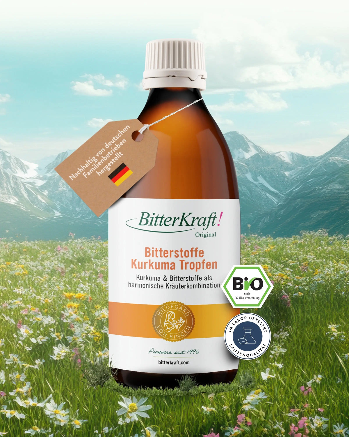 BitterKraft! Originele kurkuma-druppels (BIO) 200 ml