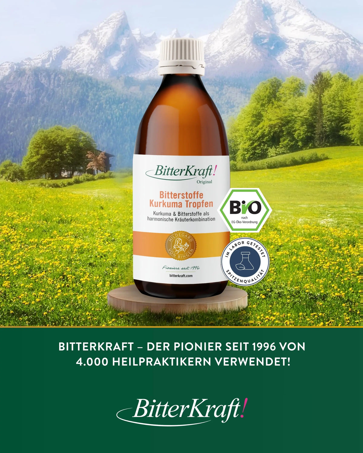 BitterKraft! Originele kurkuma-druppels (BIO) 200 ml