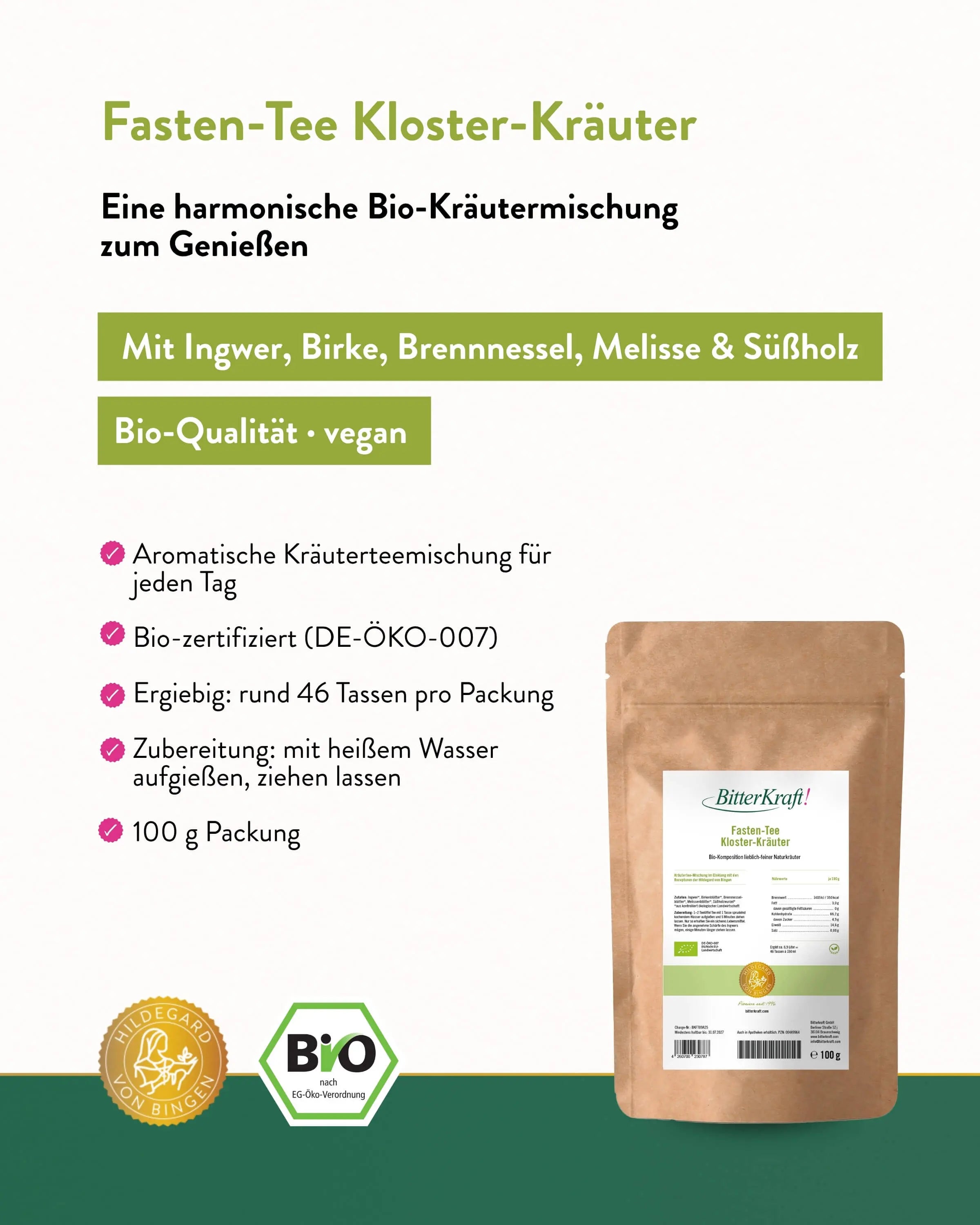Fasten-Tee  Kloster-Kräuter